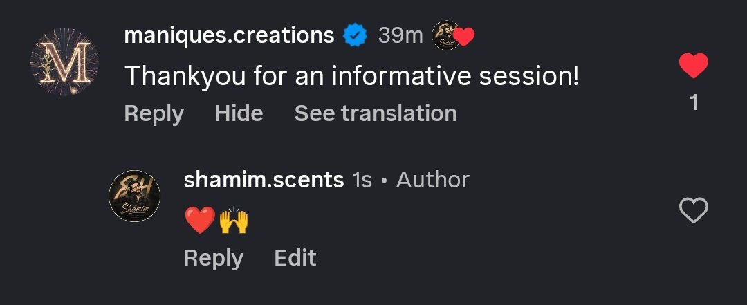 Student feedback